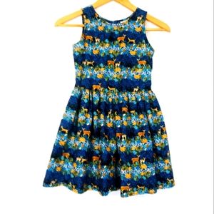 American Girl Sleeveless Kaya's Deer  Dress  Size 8